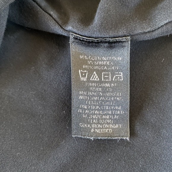 NIC+ZOE Womens Perfect Knit Ruched Jacket Size XS Black Ruffle Zip Up - Picture 13 of 13